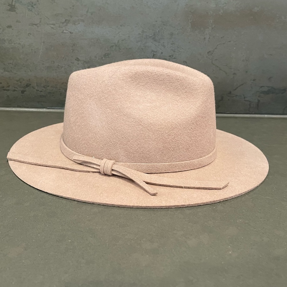 Prana Pink Wool Felt Hat